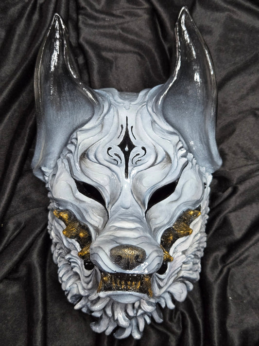 Máscara Kitsune negro