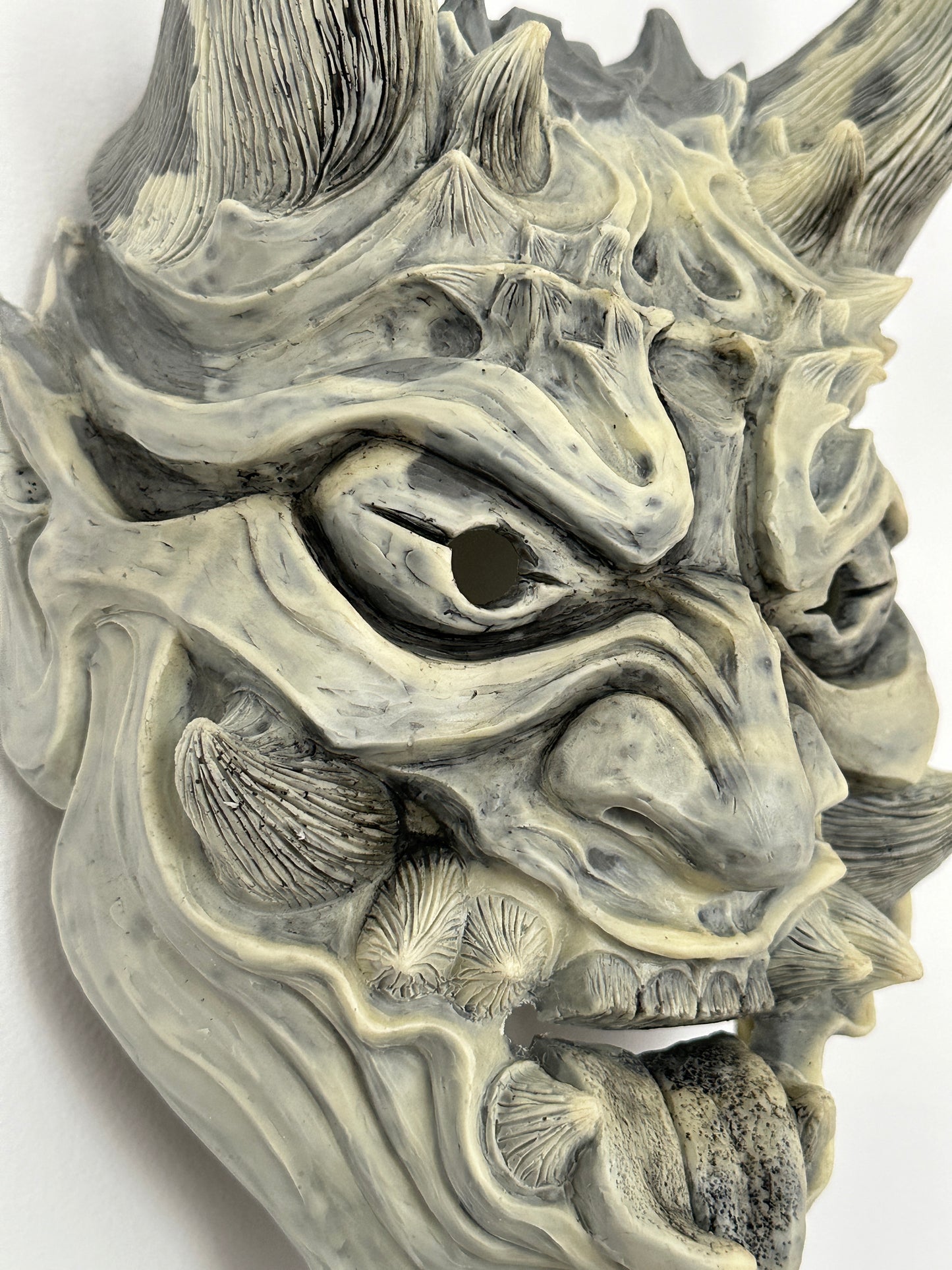 Máscara Hannya hueso