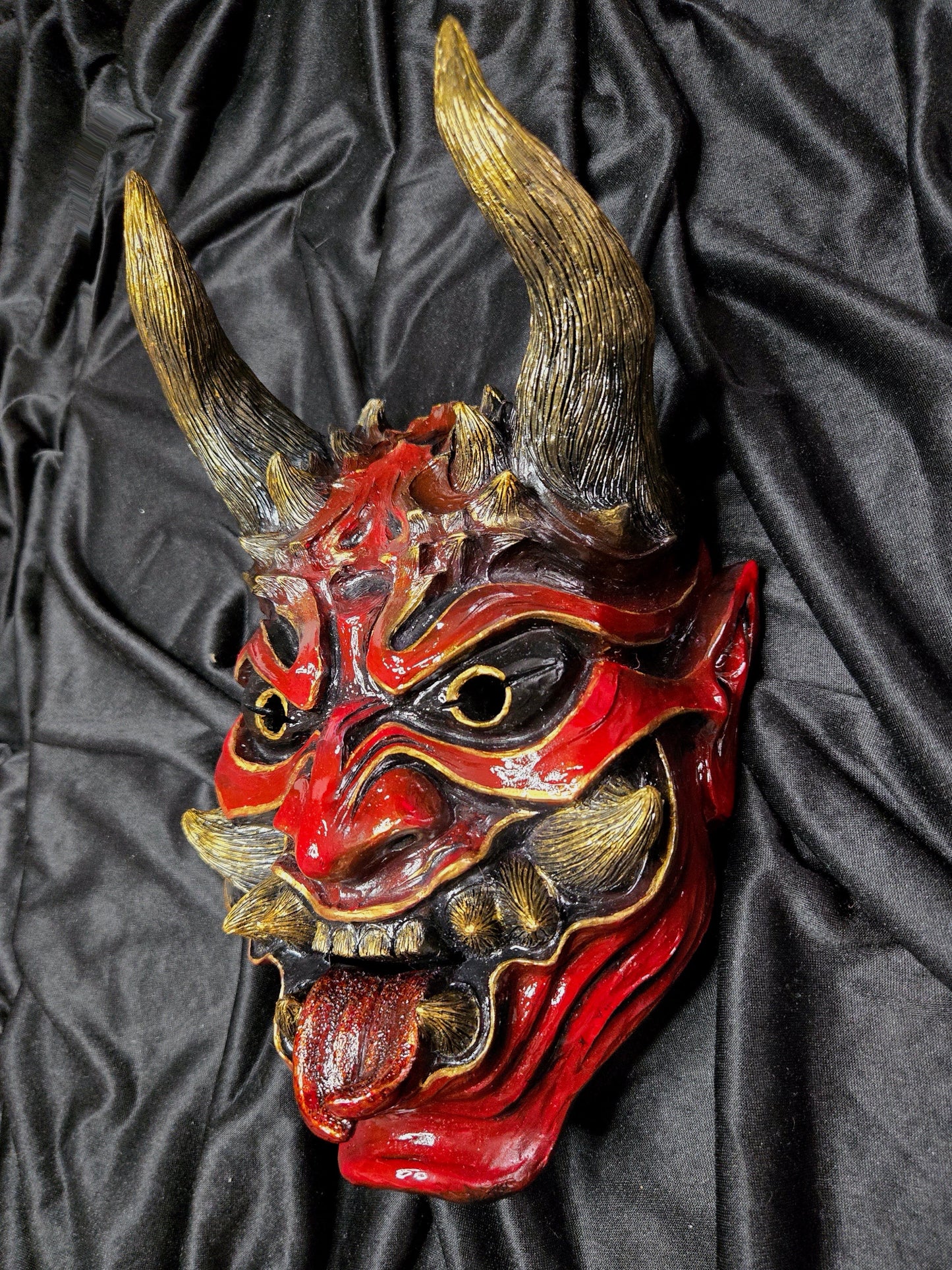 Máscara Hannya completa