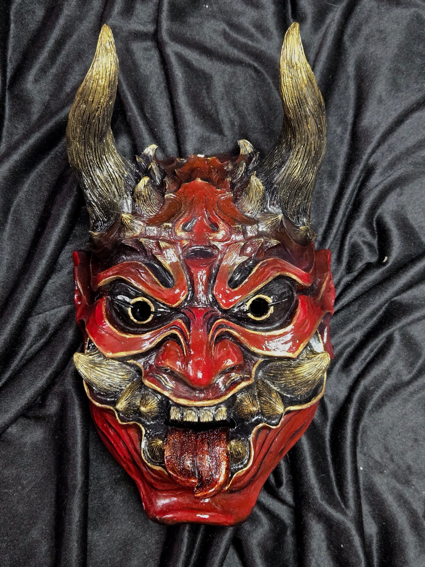 Máscara Hannya completa