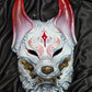 Máscara Kitsune rojo