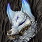 Máscara Kitsune azul