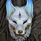 Máscara Kitsune azul