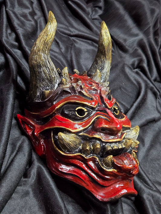 Máscara Hannya completa