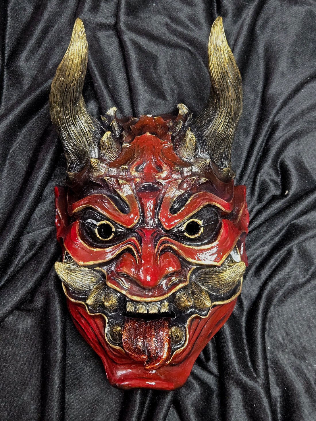 Máscara Hannya completa