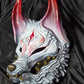 Máscara Kitsune rojo