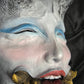 Máscara Namanari maquillaje azul